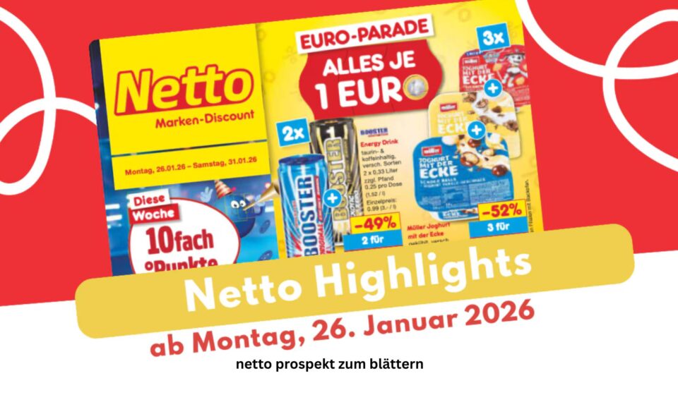 Netto Prospekt zum Blättern: So finden Sie die besten Angebote jede Woche netto prospekt zum blättern
