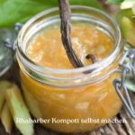 Rhabarber Kompott selbst machen